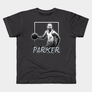 Tony Parker\\Basketball Legend Vintage Style Kids T-Shirt